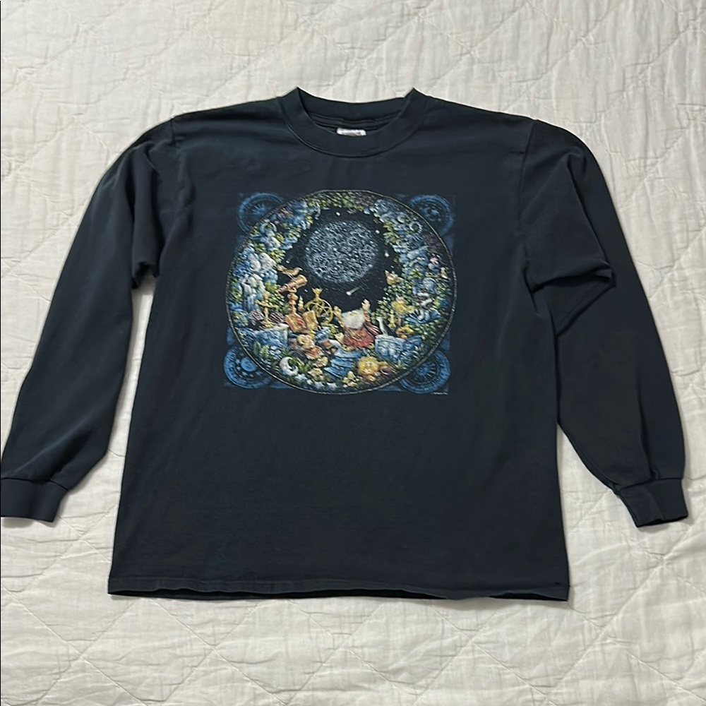 Vintage Zodiac Long Sleeve Tee Medium Circa 1998
